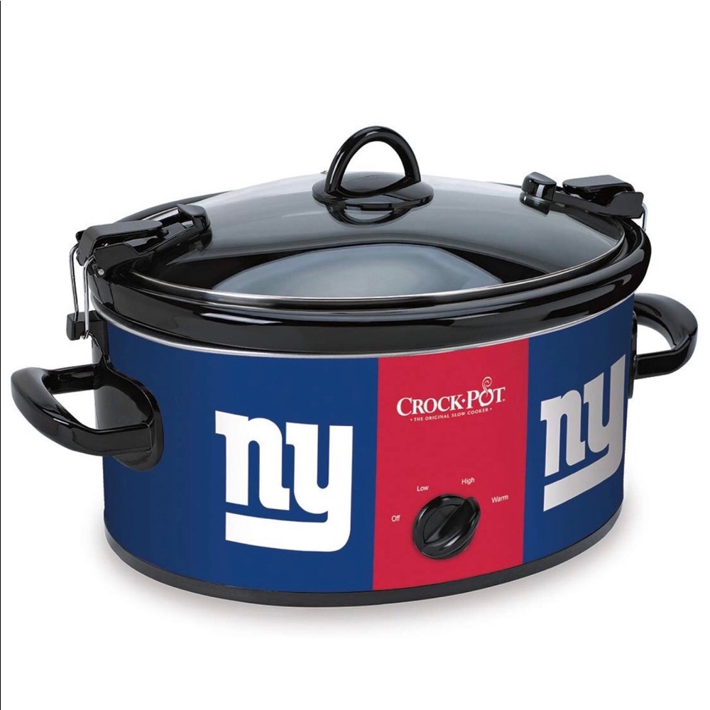 New in box.  NY Giants crock pot